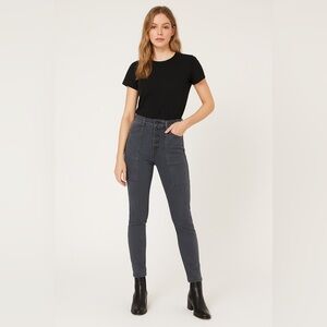Pistola Utility Button Fly Jeans Gray Size 30